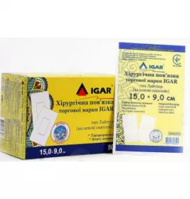 *Повязка Igar хир.Лайтпор 15*9см