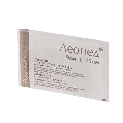 Лейкопластир ЛЕОПЕД Silver 9смх15см №1 (25шт. в уп)