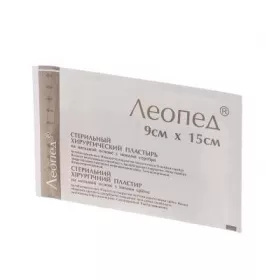 Лейкопластир ЛЕОПЕД Silver 9смх15см №1 (25шт. в уп)