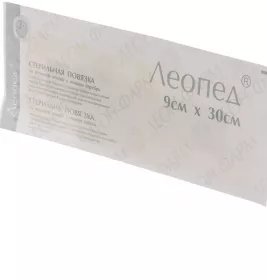 Лейкопластырь ЛЕОПЕД Silver с ионами серебра 9х30см №1 (25шт. в уп)