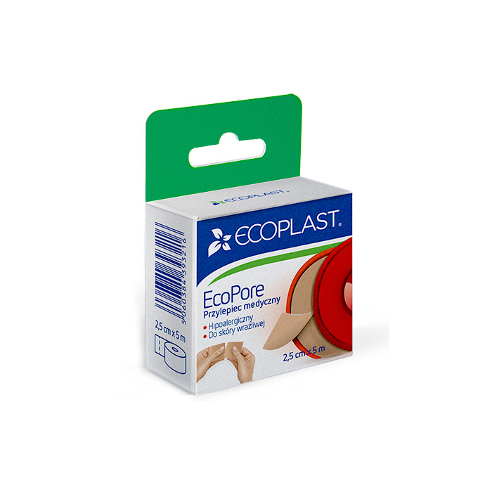 *Лейкопластир ECOPLAST медичний нетканий бактерицидний 6*10см