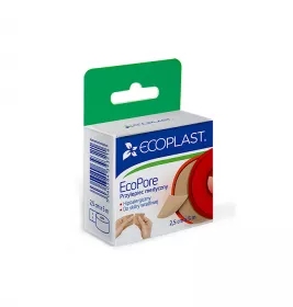 *Лейкопластир ECOPLAST медичний нетканий бактерицидний 6*10см