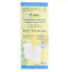 *Пов'язка Igar хір.Лайтпор спанлейс 25*9см