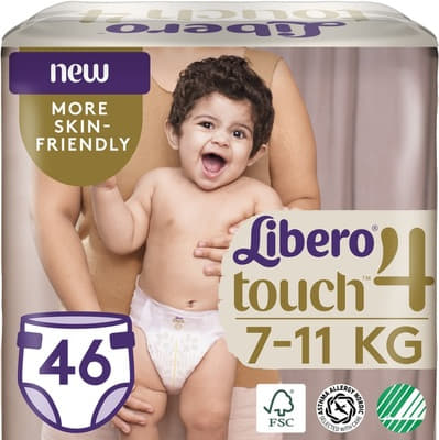 *Підгузки Libero Touch 4 7-11 кг №46 *Підгузки Libero Touch 4 7-11 кг №46