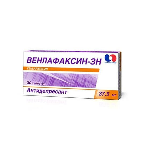 Венлафаксин-ЗН таблетки по 37.5 мг 30 шт. (10х3)
