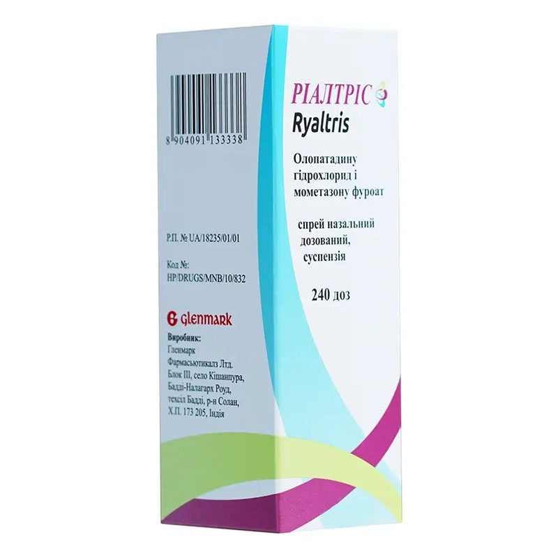 Ріалтріс спрей по 240 доз у флаконі 1 шт.