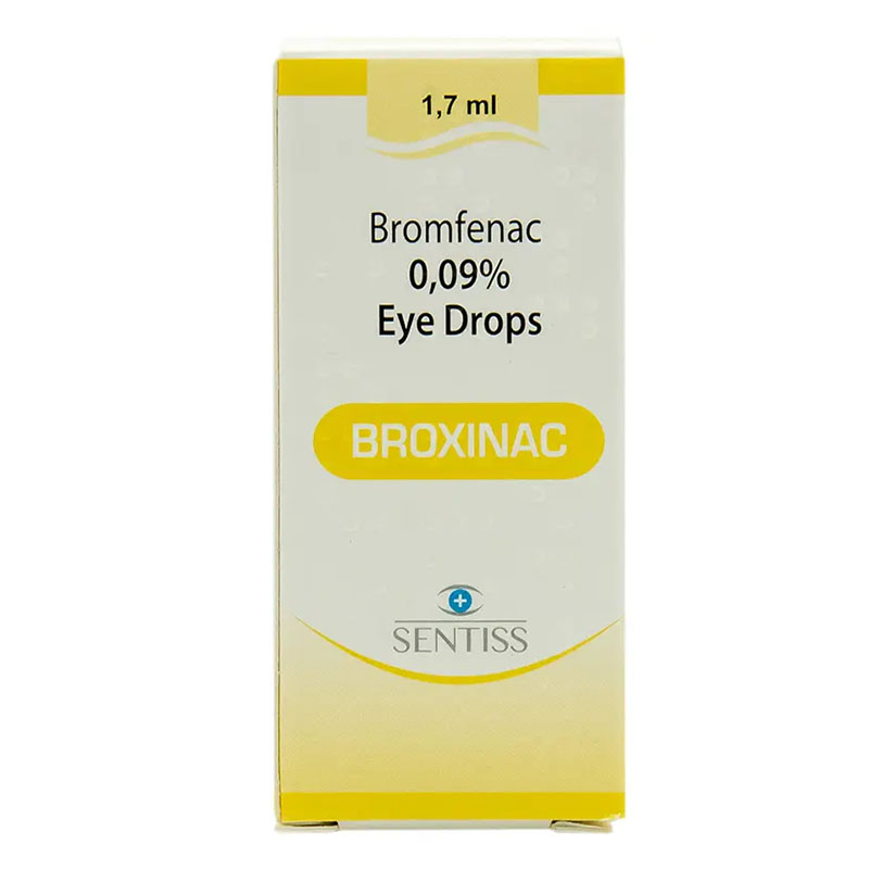 Броксинак очні краплі 0,09% по 1,7 мл у флаконі з крапельницею 1 шт.