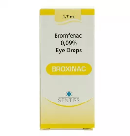 Броксинак очні краплі 0,09% по 1,7 мл у флаконі з крапельницею 1 шт.