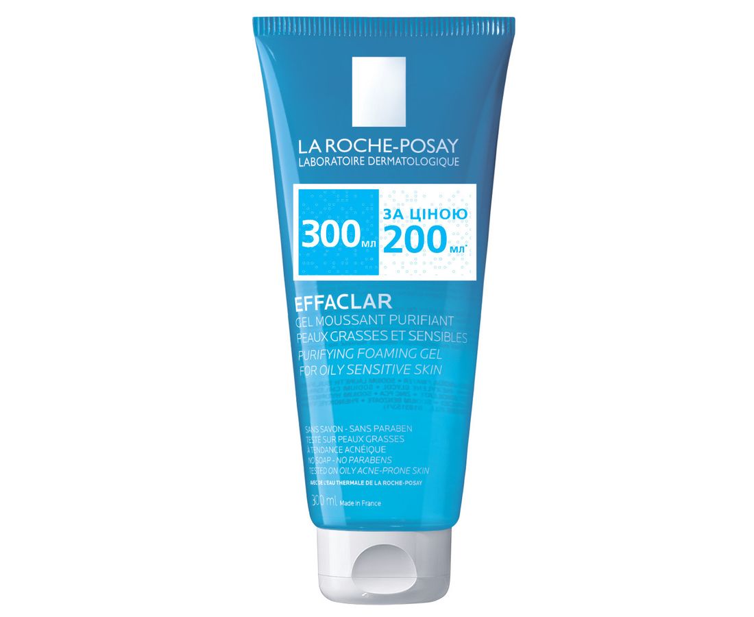 *Гель-мус La Roche-Posay Ефаклар для жирної та проблемної шкіри 300 мл