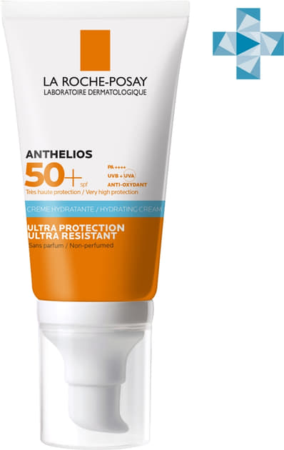Крем La Roche-Posay Антгеліос Ультра Сонцезахисний для чутливої шкіри обличчя та шкіри навколо очей SPF50+ 50 м