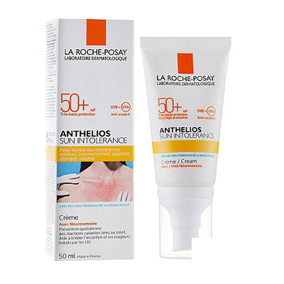 *Крем La Roche-Posay Антгеліос Сонцезахисний для шкіри схильної до сонячної непереносимості SPF50+ 50 мл