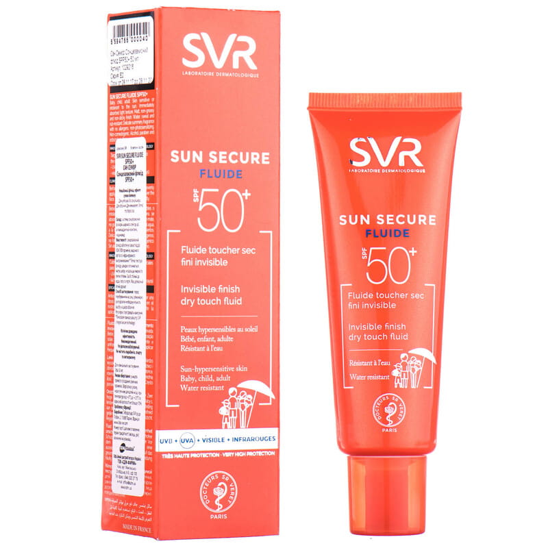 Флюид SVR Сан Секюр Сонцезащитный SPF 50+ для лица 50 мл Флюид SVR Сан Секюр Сонцезащитный SPF 50+ для лица 50 мл