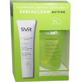 *Набір SVR Гель Себіаклер активний 40мл+Гель Себіаклер очищ 55мл
