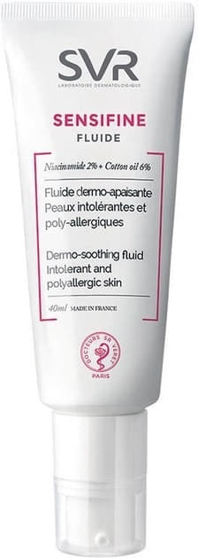 *Флюїд SVR Сенсіфін Заспокійливий для нормальної і комбінованої шкіри 40 мл