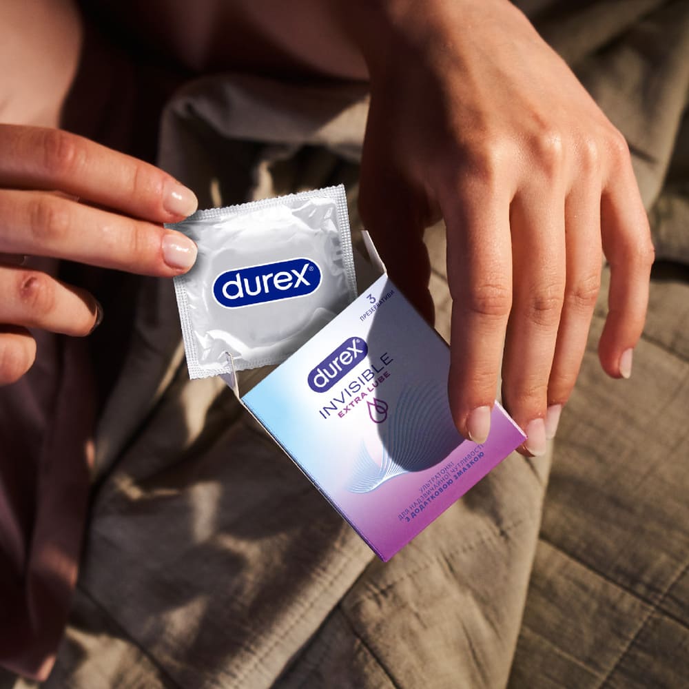 Презервативы Durex Invisible Extra Lube с доп.смазкой №3