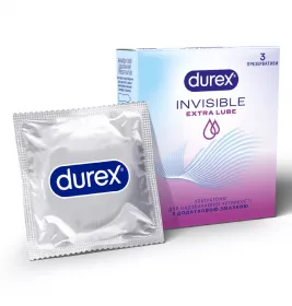 Презервативы Durex Invisible Extra Lube с доп.смазкой №3