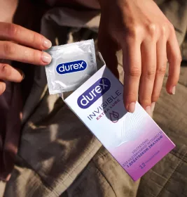 Презервативы Durex Invisible Extra Lube с доп.смазкой №12