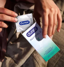 Презервативи латексні з силіконовою змазкою DUREX®  Іnvisible (ультратонкі), 12 шт