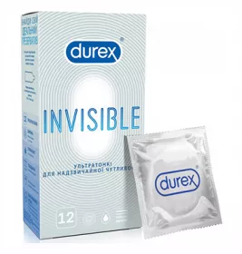 Презервативи Durex Invisible ультратонкі №12