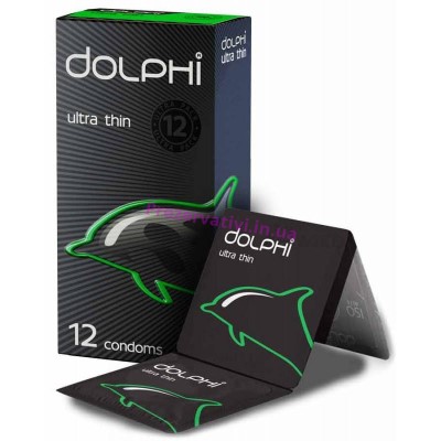 *Презервативи Dolphi Ultra Thin ультратонкі №12