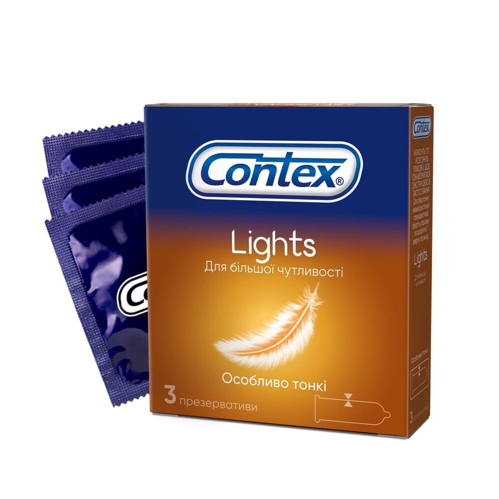 Презервативы Contex Lights ультратонкие №3 (Ultra Thin)