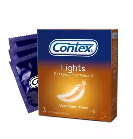 Презервативы Contex Lights ультратонкие №3 (Ultra Thin)