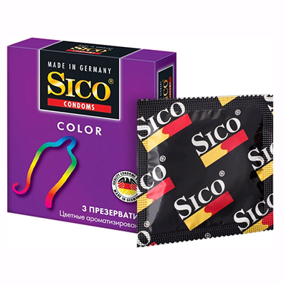 *Презервативы SICO Color цветные №3
