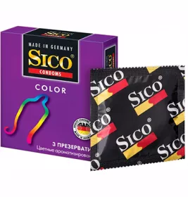 *Презервативы SICO Color цветные №3