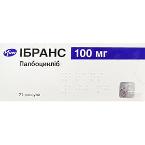 Ібранс капсули по 100 мг 21 шт. (7х3)