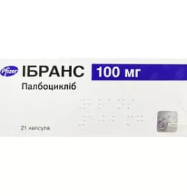 Ібранс капсули по 100 мг 21 шт. (7х3)