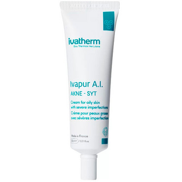 *Крем Ivatherm для проблемної шкіри з серйозними недоліками та акне «IVAPUR AI» 30мл