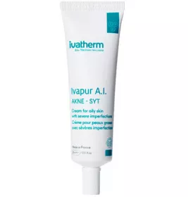 *Крем Ivatherm для проблемної шкіри з серйозними недоліками та акне «IVAPUR AI» 30мл