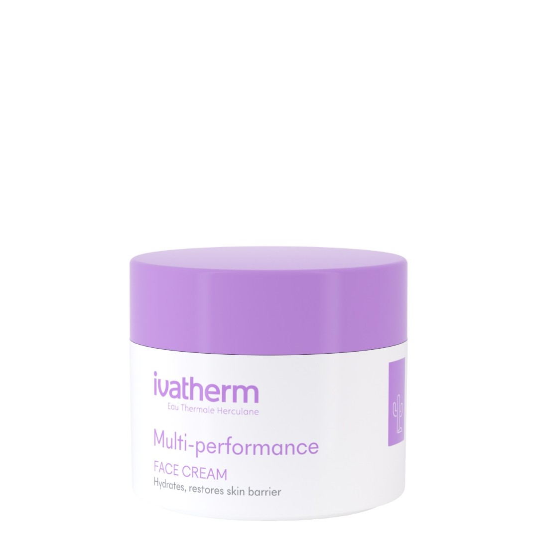 Крем Ivatherm Зволожувальний для чутливої сухої шкіри обличчя «MULTIPERFORMANCE» 50мл