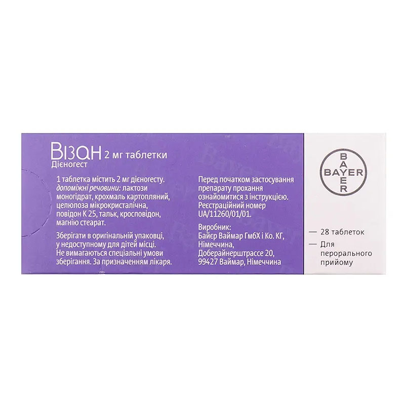 *Візан табл. 2мг №28