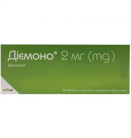 Диемоно таблетки по 2 мг 28 шт.