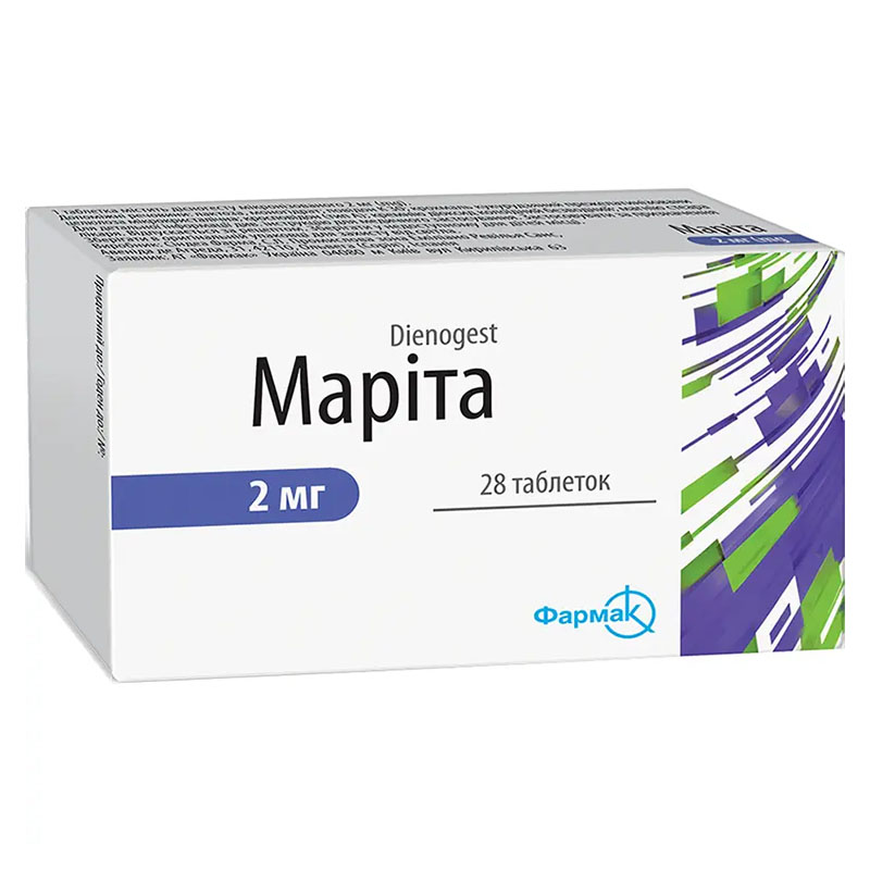 Маріта таблетки по 2 мг 28 шт.