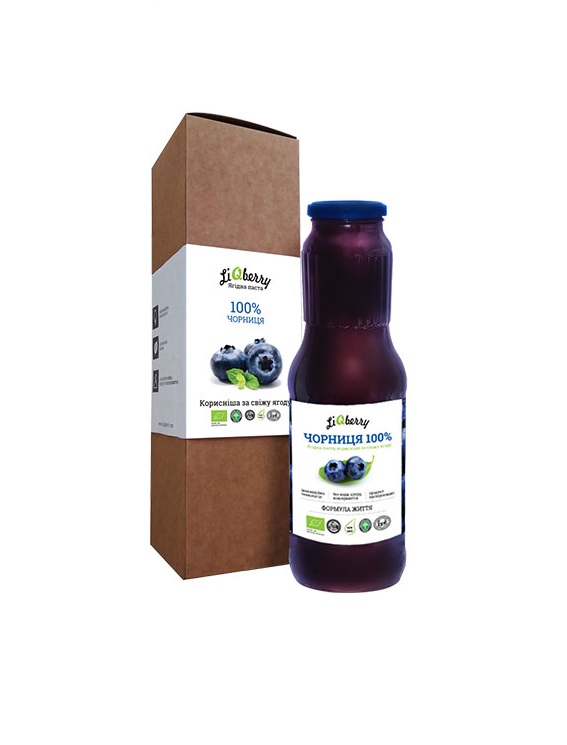 Чорнична паста 