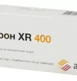 Кветирон XR таблетки по 400 мг 30 шт. (10х6)