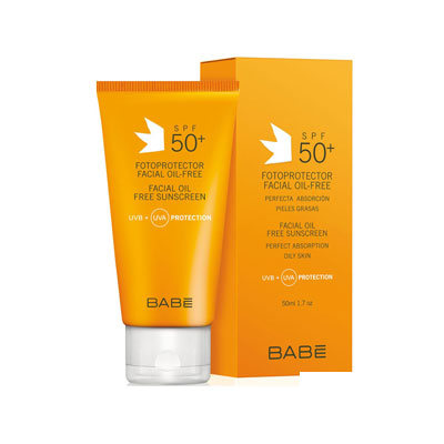 Крем BABE Сонцезахисний для жирної шкіри обличчя SPF 50+ 50мл
