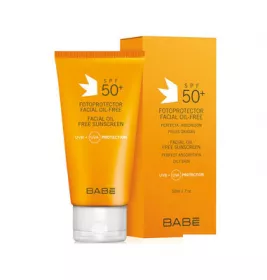 Крем BABE Сонцезахисний для жирної шкіри обличчя SPF 50+ 50мл