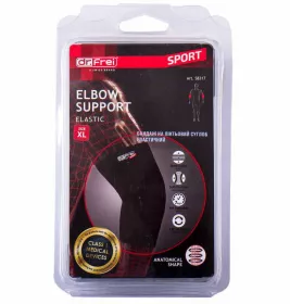 *Бандаж Dr.Frei на ліктьовий суглоб еластичний розмір XL S8317