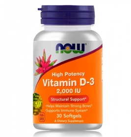 NOW ВІТАМІН D-3 2000 МО капс.№30