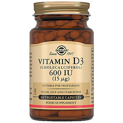 Солгар (Solgar) Вітамін Д3 600 МО капс. №60