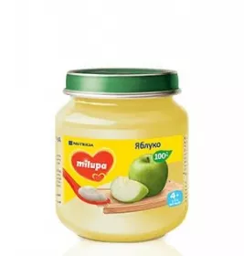 *Пюре Milupa фруктовое Яблоко 125г