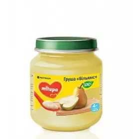 *Пюре Milupa фруктовое Груша Вильямс 125г