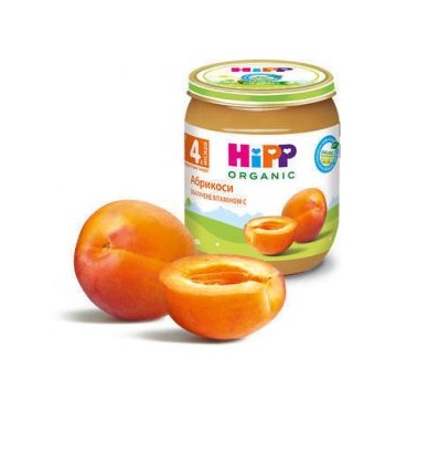 Пюре HiPP 4212 фруктове Абрикоси 125г