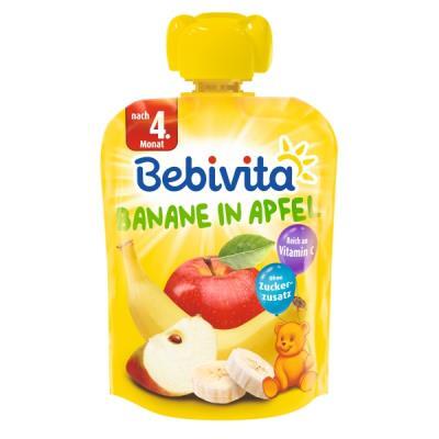 *Пюре Bebivita 19052 Банан-яблоко 90г пауч *Пюре Bebivita 19052 Банан-яблоко 90г пауч