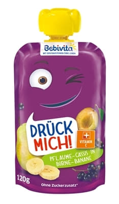 *Пюре Bebivita 19301 Груша-слива-банан 120г