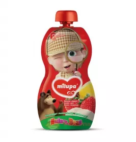 *Пюре Milupa МВ фруктовое Банан, клубника с 6 мес 100г (пауч)