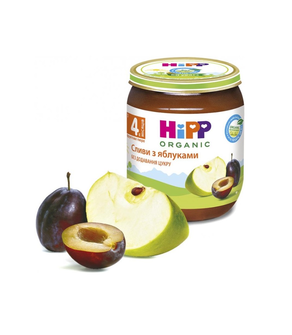 *Пюре HiPP 4204 Сливы с яблоками 125 г *Пюре HiPP 4204 Сливы с яблоками 125 г